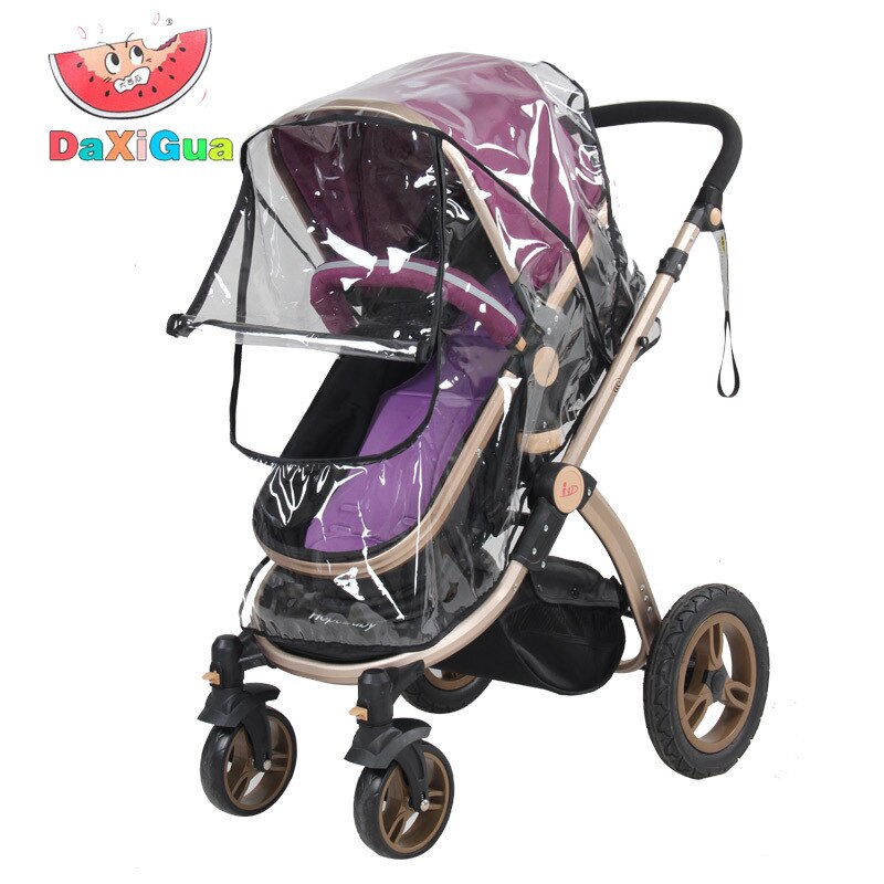 Baby stroller rain cover PVC Universal Wind Dust Rain Cover stroller accessories Protect children Cover