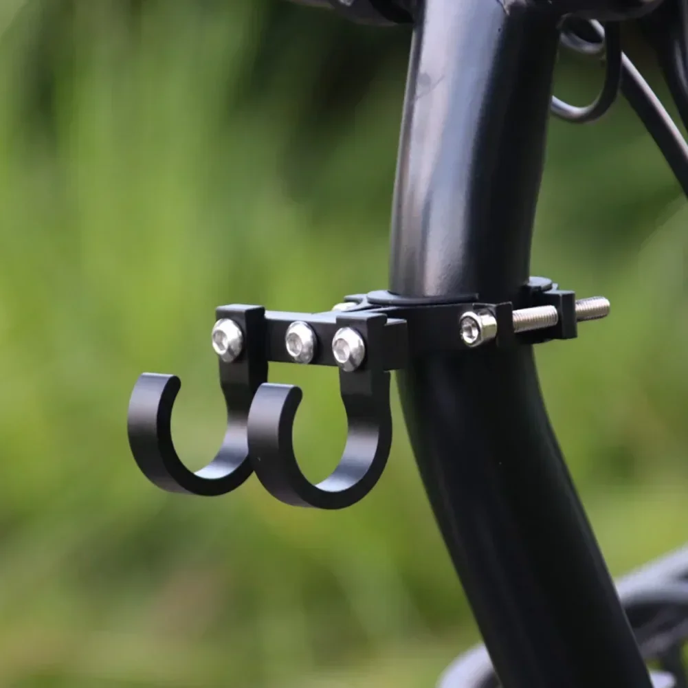 Aluminium Motorfiets Stuur Hangende Haak Verstelbare 2 Hoofden Opberghanger Gesp Haken Motorhelm Haken Fiets