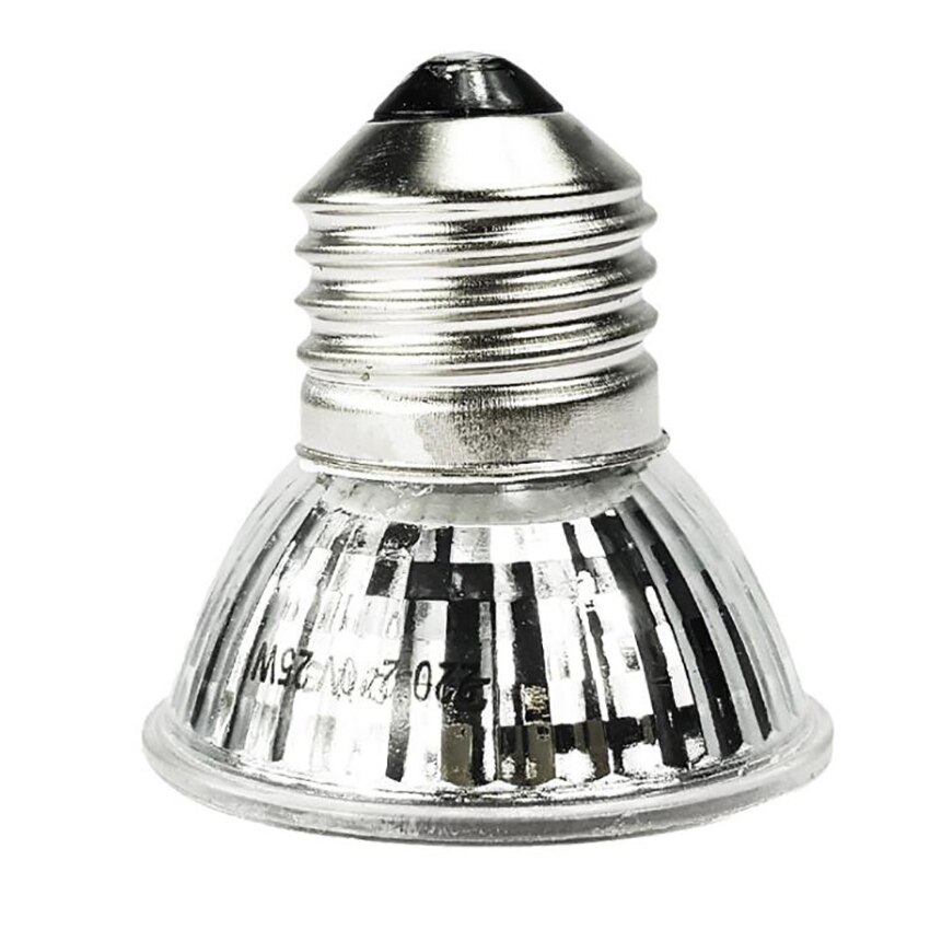 UVA UVB lámpara de calor para reptiles bombilla de bastidor, E27 25/50/75 vatios lámpara de luz solar de espectro completo lámpara de calefacción para lagarto, tortuga
