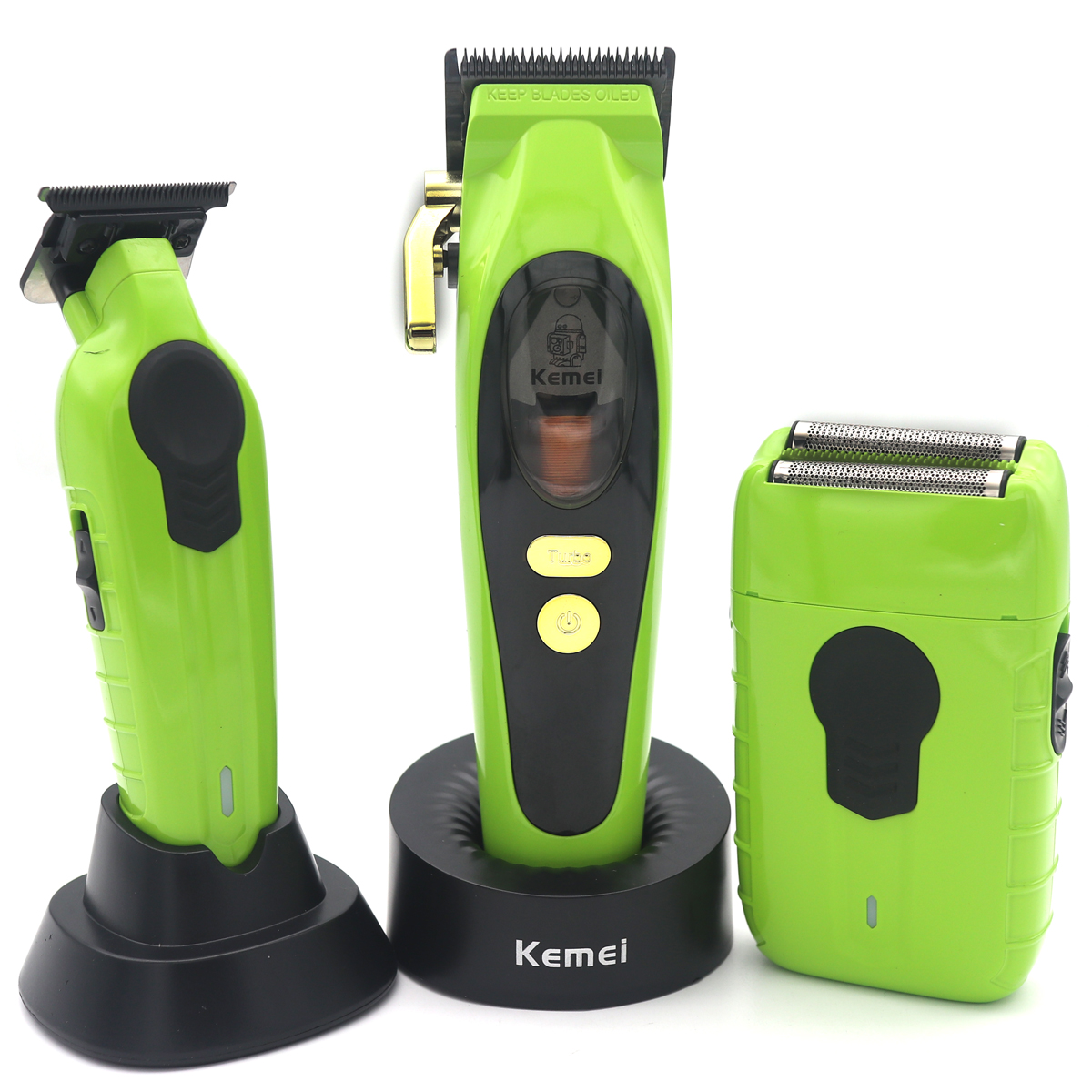 Hair Clipper Barber Kit Beard Hair Trimmer For Men Magnetic Motor Mower 9000 RPM Hair Cutting Machine Kemei 2035