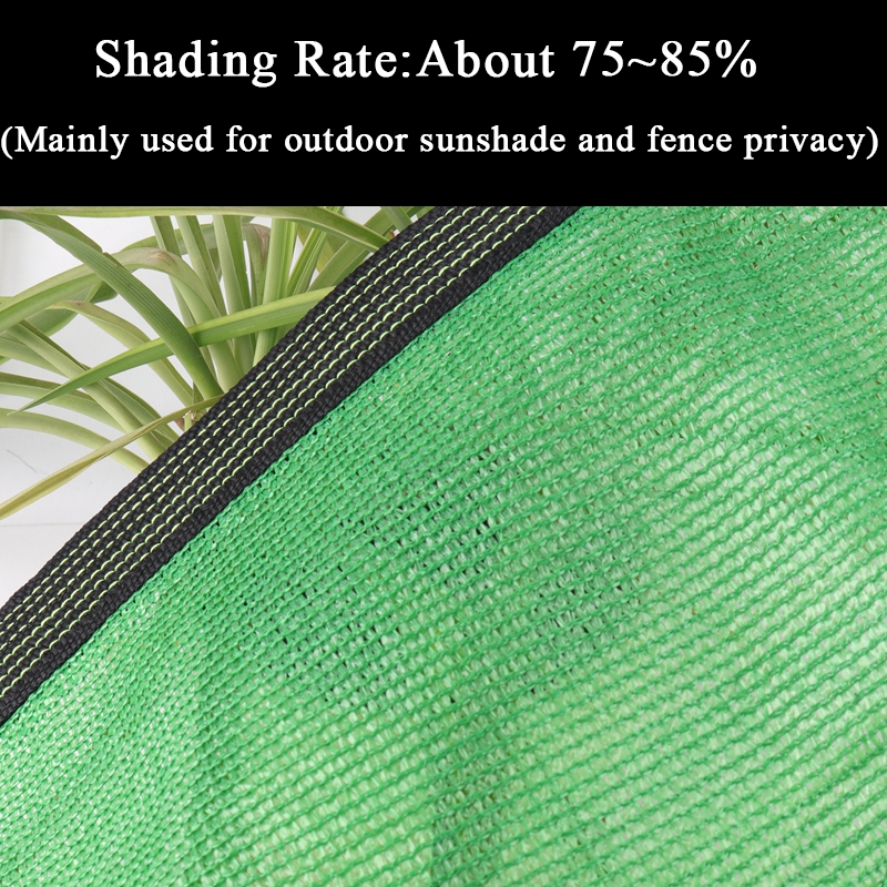 Grønt 12 -benet hdpe solnet til havepavillon, skyggesejl til udendørs camping, solsejl, baldakin, garager, pergolaer, overtræksstof