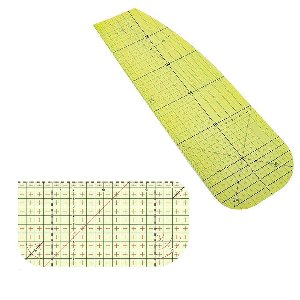 Stamping Measuring Ruler Setting Ruler High Temperature Resistance Ruler DIY Sewing Supplies Measuring Hand Tool
