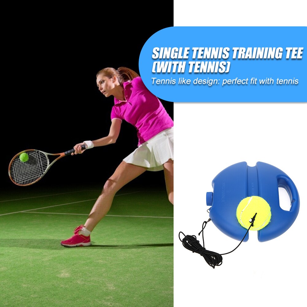 Tennis Praktijk Trainer Enkele Zelf-Studie Tennis Training Tool Oefening Rebound Bal Plint Sparring Apparaat Tennis Accessorie