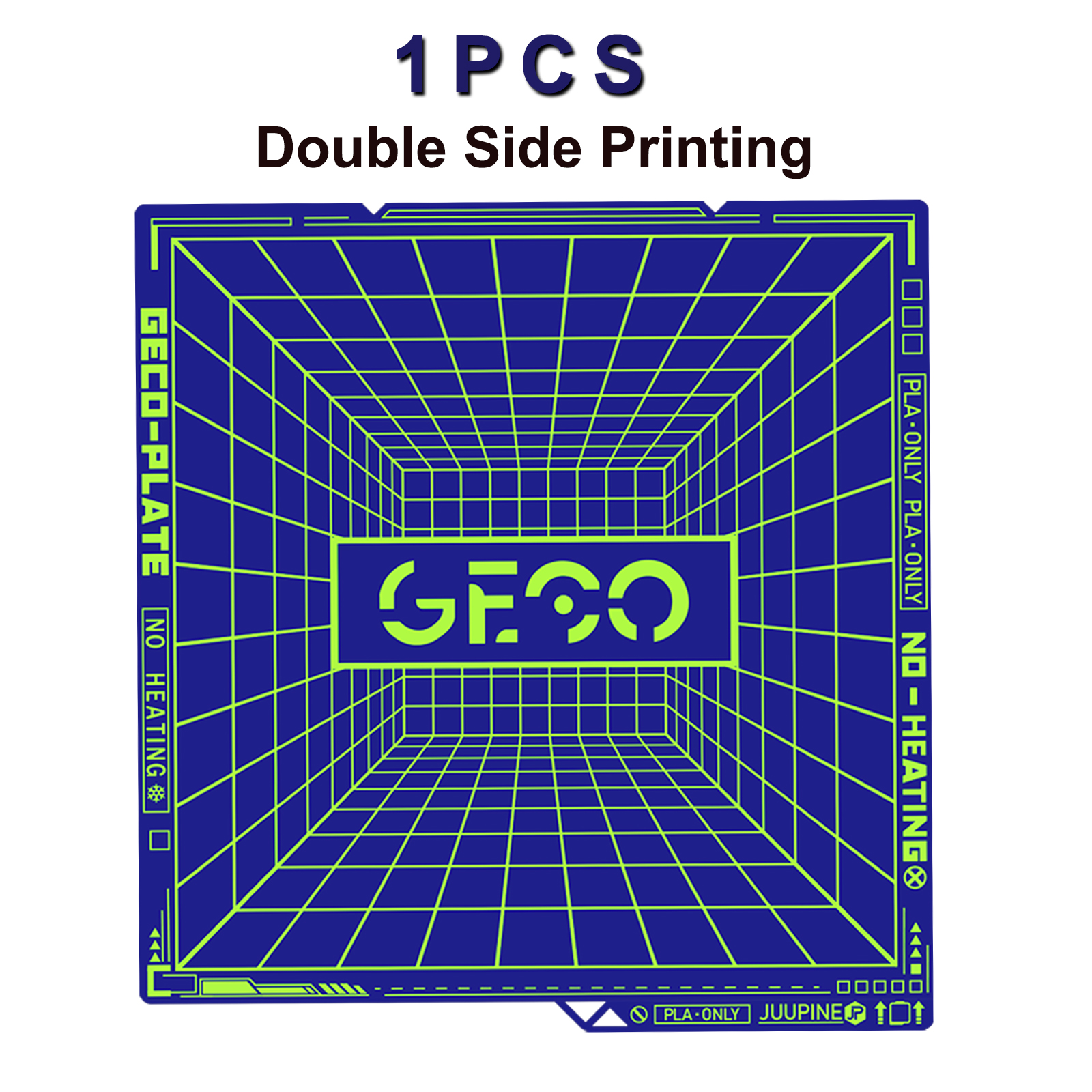 Cama holográfica para Anycubic Kobra S1, hoja Pei 264x276 PEI texturizada H1H PET Kobra S1, placa de construcción combinada Kobra S1C 3d: Rosa