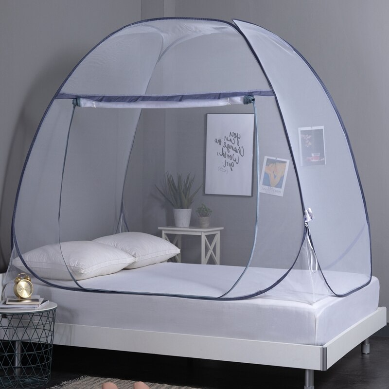 180cm Two-Part Mosquito Net, Foldable Mosquito Net, Polyester Repellent Bed Tent Net