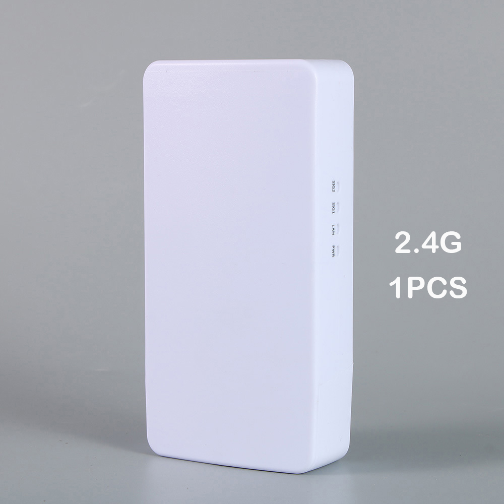 Wireless Wifi Router Bridge 2.4Ghz Outdoor Router 1KM WIFI Range Coverage 300Mbps Wifi Bridge CPE Router Wifi access point: WHITE