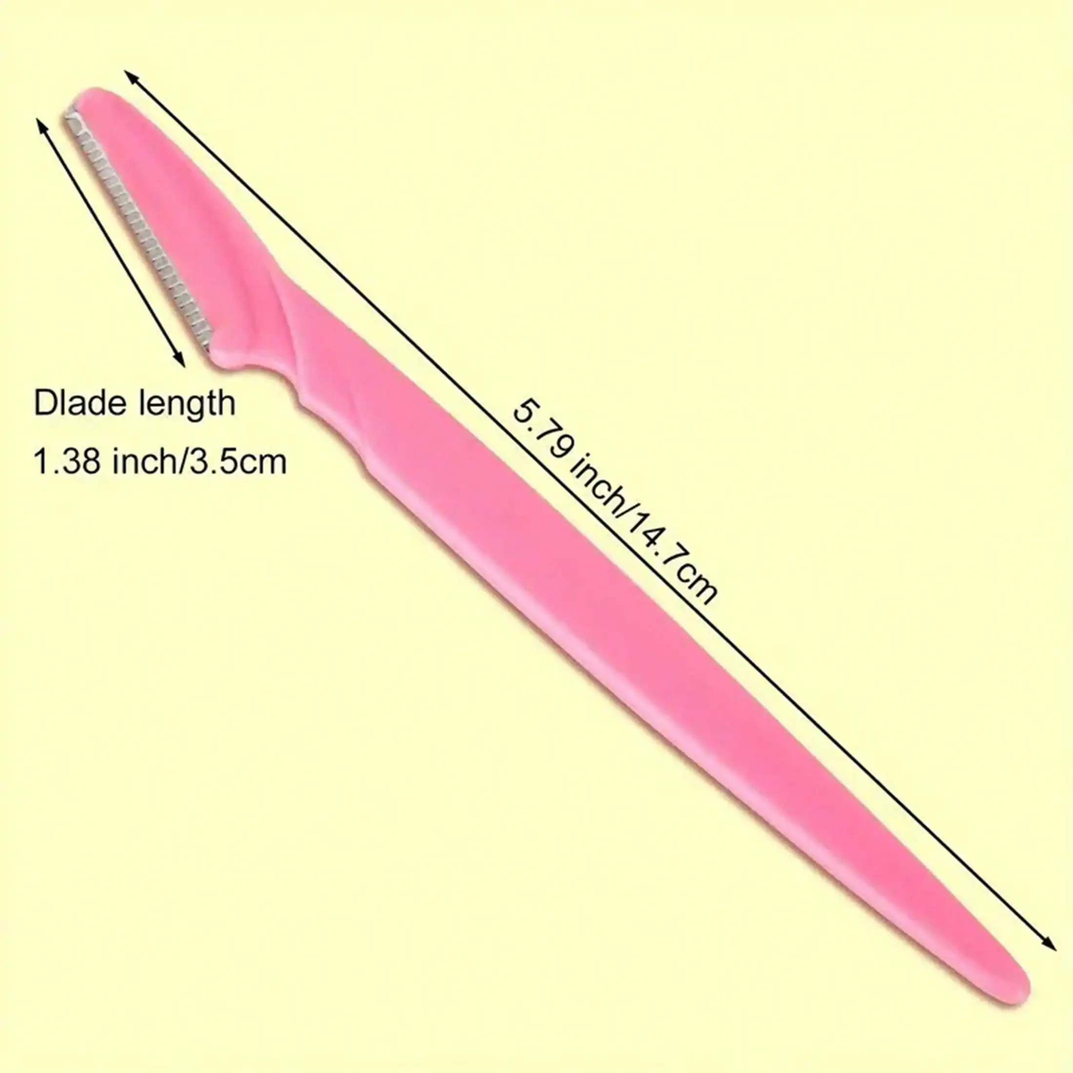 30 stuks / fles veilig - mesjes wenkbrauw trimmen gereedschap voor ontharing scheermessen in container - ideaal gezichts- en wenkbrauw