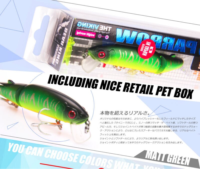 Bearking-leurre rigide pour la pêche au lac, en rivière, appât Wobblers à manivelle, appât artificiel de type Wobblers, 113mm, 13.7g, 0.9 à 1.8m, 1 unité