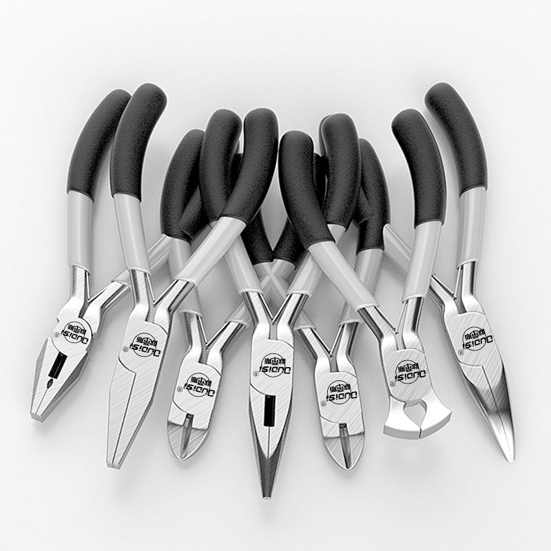 Herramientas manuales multifuncionales de 5 ", equipo de alicates para joyería, alicates de corte de punta redonda para fabricación de joyas, accesorios hechos a mano