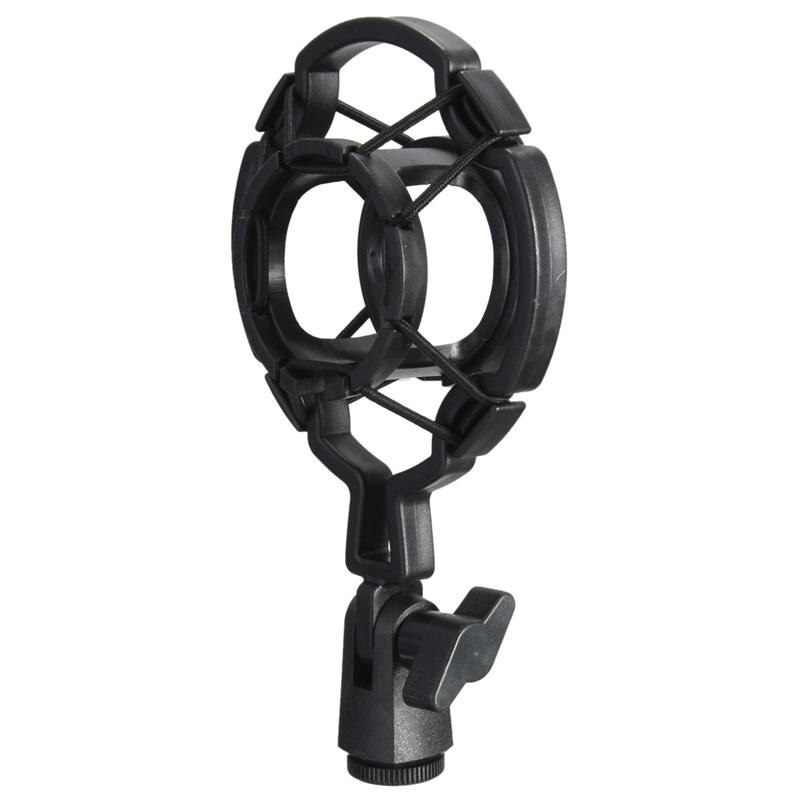 Universal Condenser Microphone Mic Shock Mount Holder Studio Recording Bracket for Large Diaphram Mic Clip
