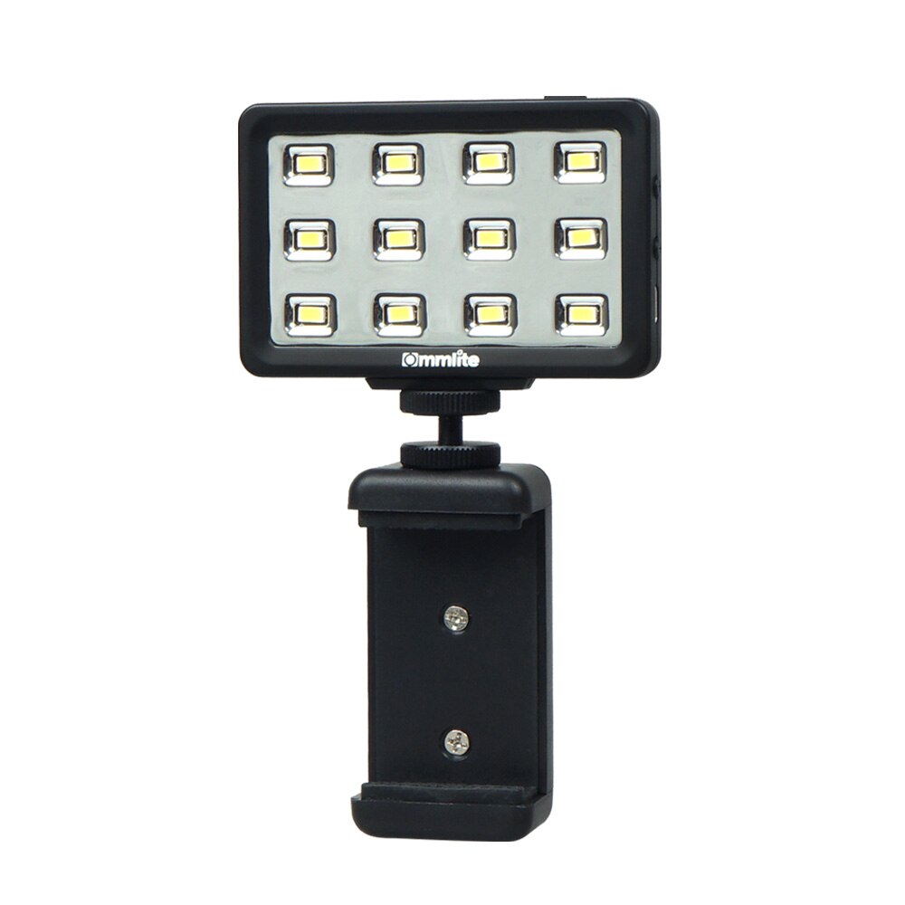 Led Video Licht Commlite CM-PL12 Ii Hoge Cri&gt; 95 Super Heldere Draagbare Multi-Functionele Mini Video Licht Voor smartphone Camera