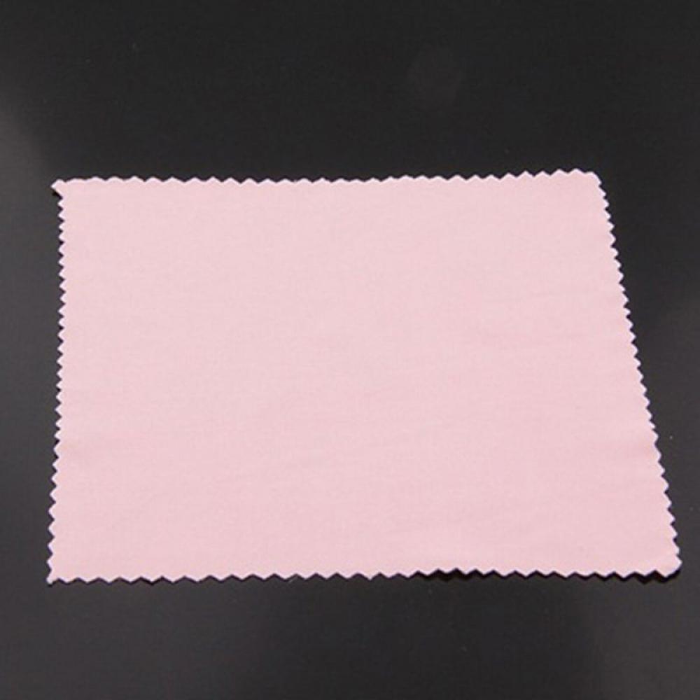 10Pcs Brilpoetsdoekje Brillen Zonnebril Microfiber Cleaner Doek Willekeurige Multi 13X13Cm Soft Reading Brillen Doek roze: Default Title