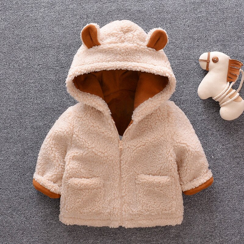 Gilet Sans Manches Bébé Hiver Cartoon Éléphant Tigre – Capuche Doublée, Chaud Et Mignon Double Face Garçons Filles