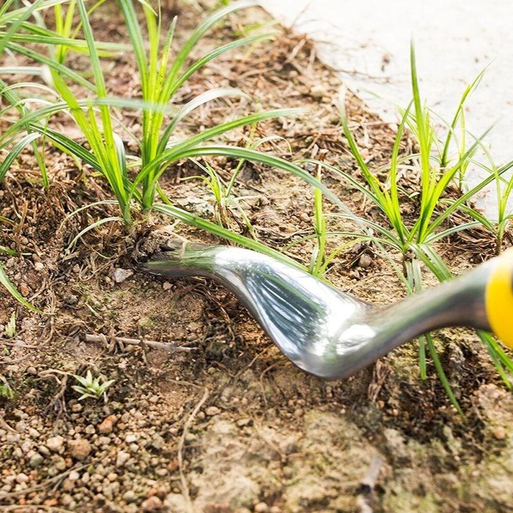 Protable Garden Tools Hand Trowel, Rake,Cultivator,Weeder Fork Dig Wild Vegetable Weeder Tools With Ergonomic Handle Garden Tool