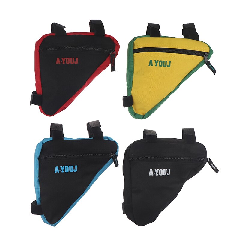 Driehoekige tas voor fietsframe, telefoon, fietsaccessoires, waterdichte fietstas, fietsframe, zadeltas voor mountainbike