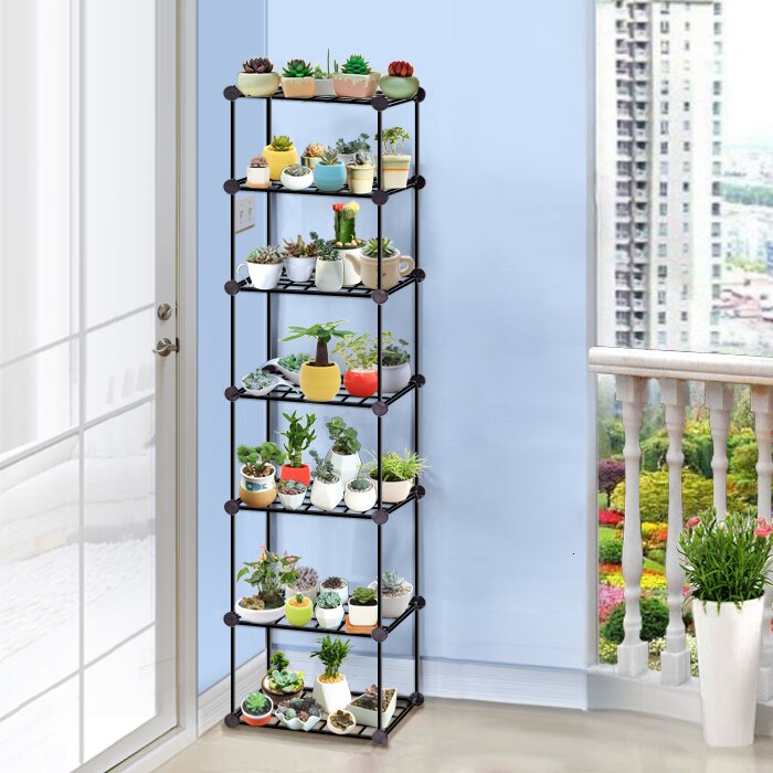 Assemble Disassembly And Assembly Many Function Shelf Originality Balcony Flower Rack