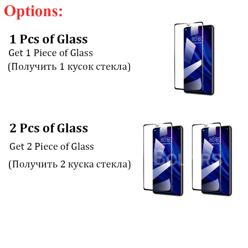 2 st skyddande härdat glas för huawei  p20 p30 p10 lite pro skärmskydd för huawei mate 20 30 lite glas för p smart