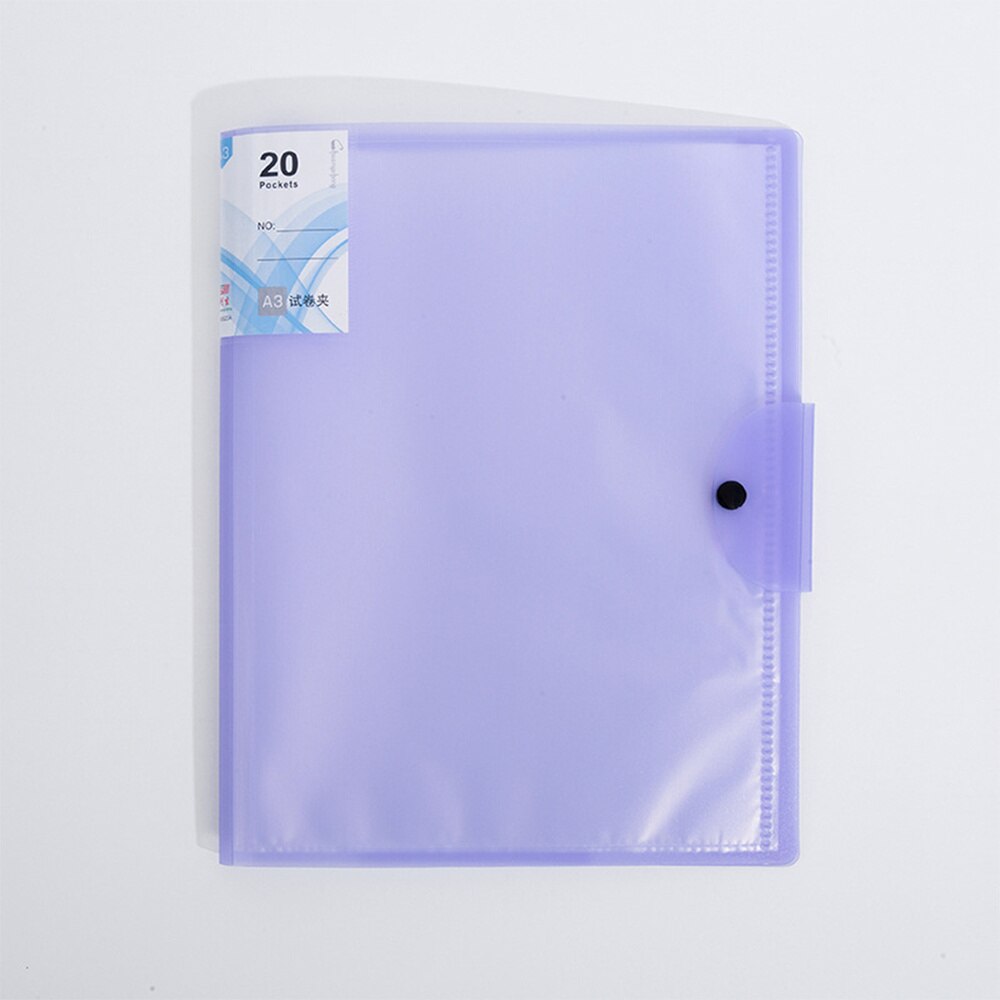 1pc mapper praktisk  a3 papir arrangør papirbinder til hjemmet