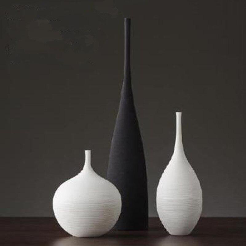 Ceramic vase, European-style art, home office restaurant bar desk table decorations, wedding decoration