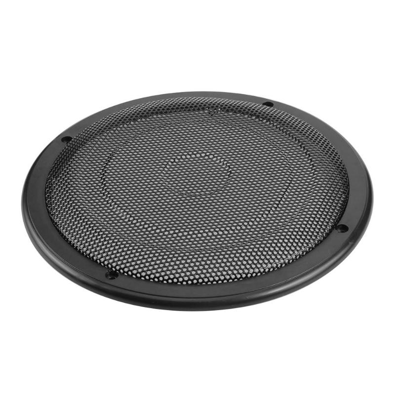 VODOOL 8" Car Stereo Coaxial Speaker Panel Steel Metal Grills Mesh Auto Subwoofer Horn Protective Grilles Cover Case Car Styling