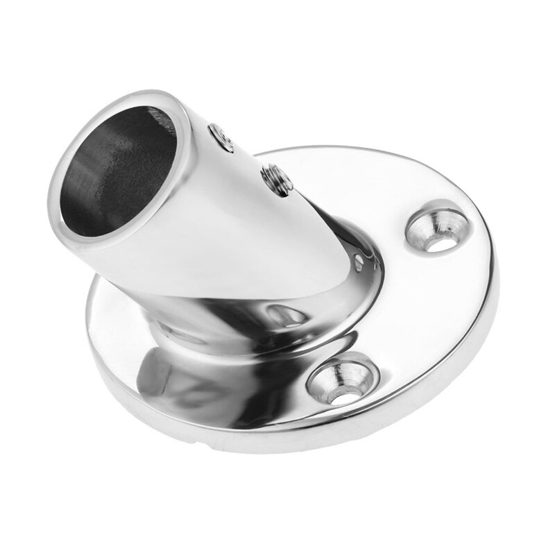 Marine Tube Base Stainless Steel 60 Degree Marine Handrail Fittings for Rowing Yachts
