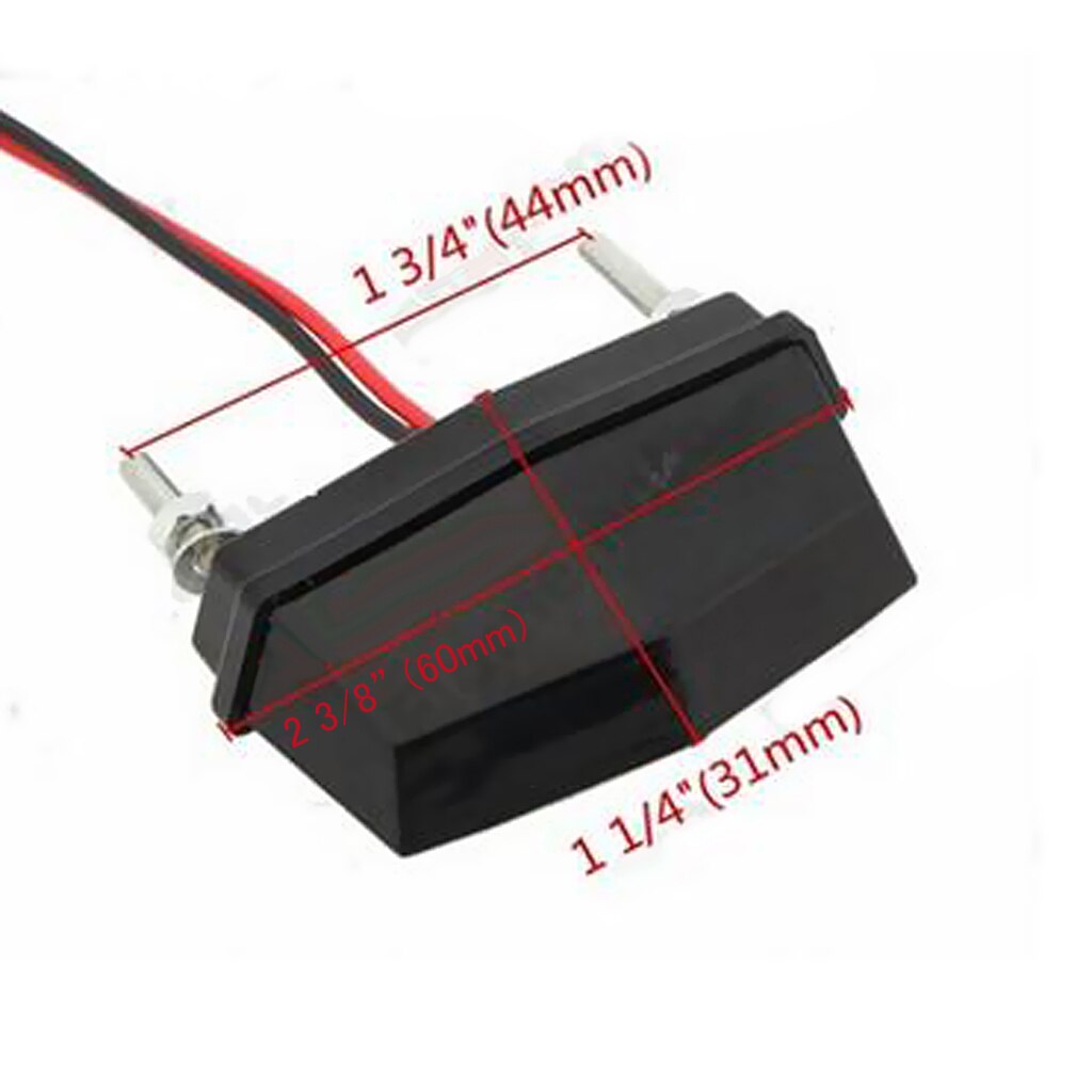 Number Plate 3 Moto Tail Brake Stop Light Rear Lights Indicator Lamp Motorcycle Tail Lamp Lighting Motorbike Accessories