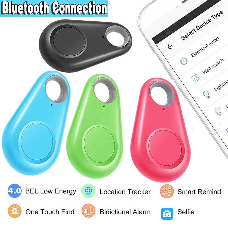 Mini Waterdichte Bluetooth Gps Draagbare Smart Tracker Huisdier Hond Kat Sleutels Portemonnee Tas Voor Kinderen