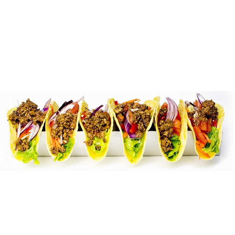 Stainless Steel Taco Holder Stand Taco Truck Tray ... – Grandado