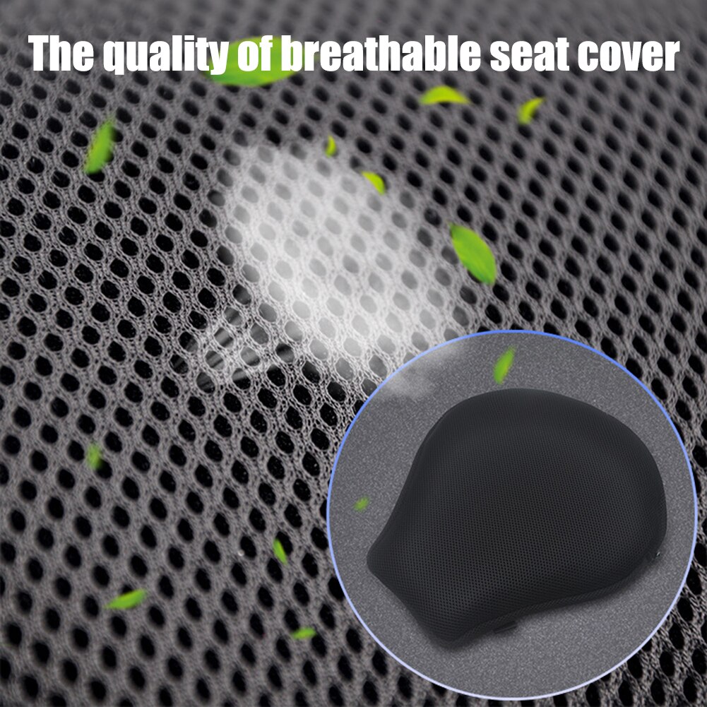 Motorcycle Seat Cushion Inflatable Breathable Non-Slip Seat Reduces Vibration Shock Absorption Seat Cushion Fit for Cruiser