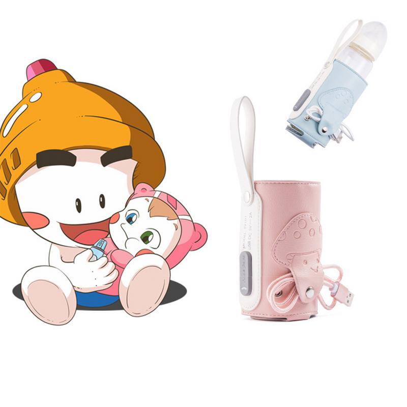 Verpleging Fles Isolatie Cover Universal Verwarming Mouw Usb Opladen Constante Temperatuur Ppsu Melkfles Feeder Heater