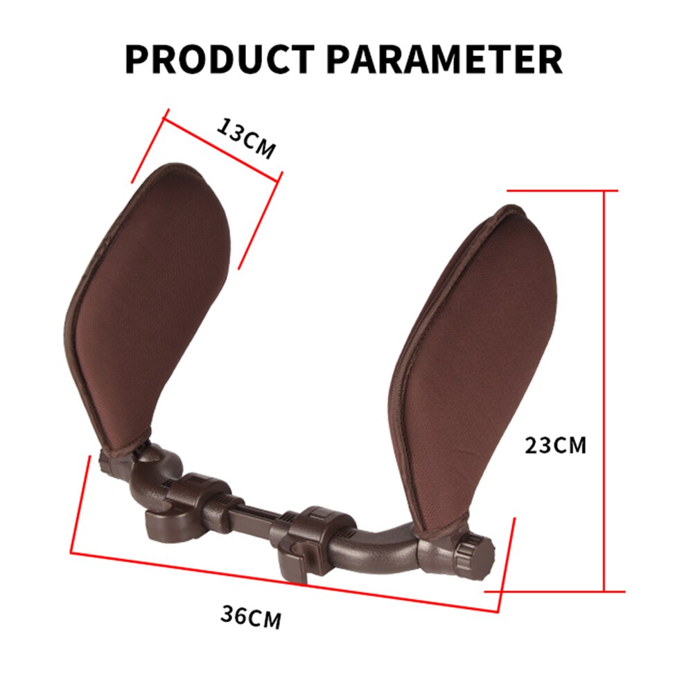 Car Headrest Pillow Sleeping Headrest 360 Degree Adjustable Road Pal Headrest Car Seat Travel Headrests for Kids Adults Elders