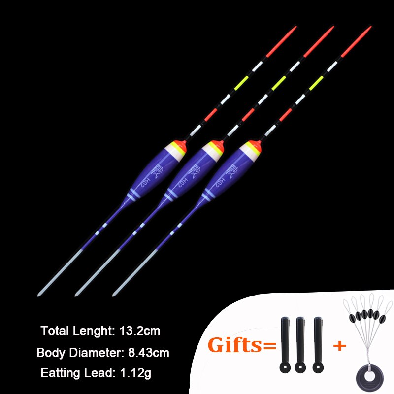 3pcs/Lot Fishing Floats Shrimp Floaters Grass Pond Ice Fishing Bobbers Fresh Water Balsa Wood Fishing Tackle Accessory: Yellow