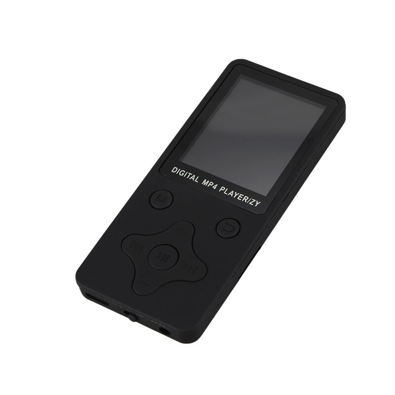 Mini  mp3 -speler met ingebouwde luidspreker, draagbare  mp3-speler muziekspeler met verliesvrij geluid, fm-recorder,  mp3- speler zwart