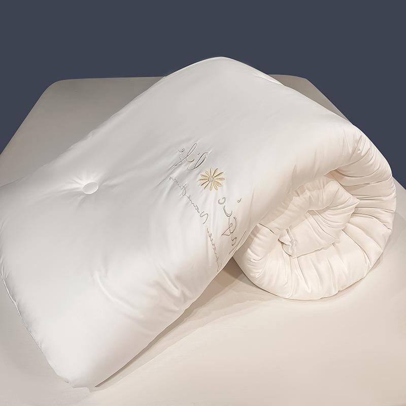 Couette épaisse et confortable en fibre de soja, hiver printemps automne