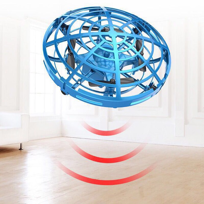 Håndflyvende ufo induktion interaktiv rc flyvende underkop magisk drone legetøj
