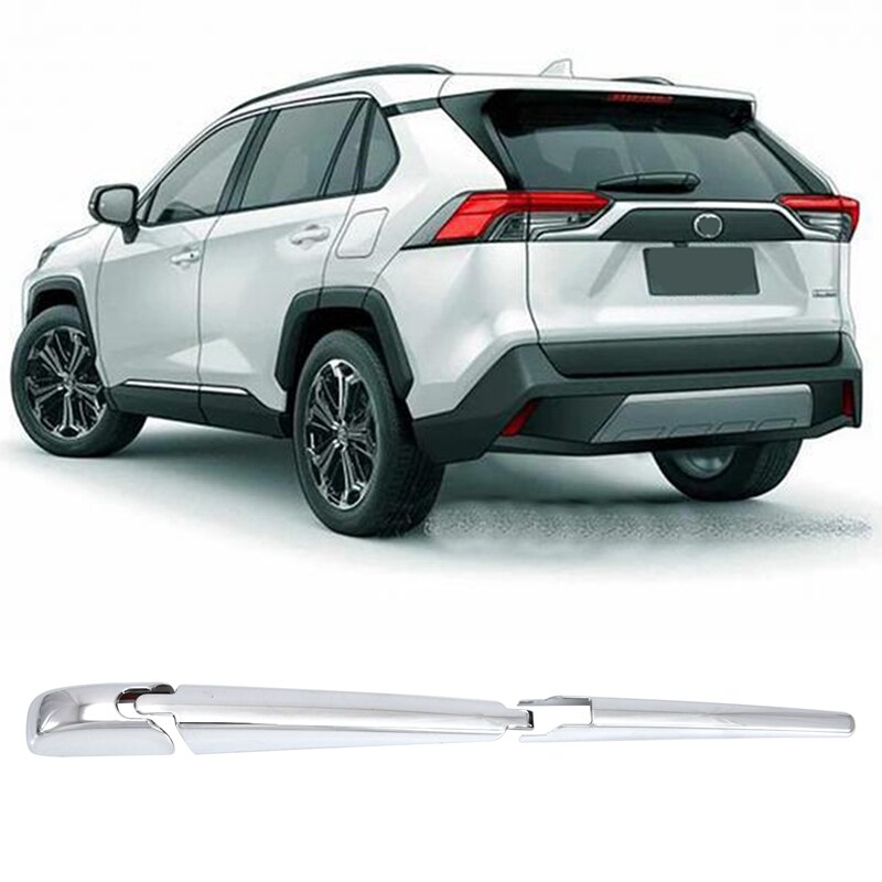 Car ABS Chrome Rear Wiper Cover Decoration Accessories for Toyota Corolla Cross