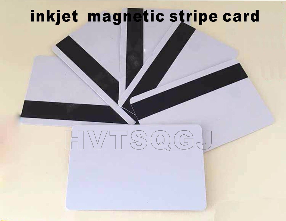 10pcs Inkjet printable pvc plastic card/ magnetic stripe cards