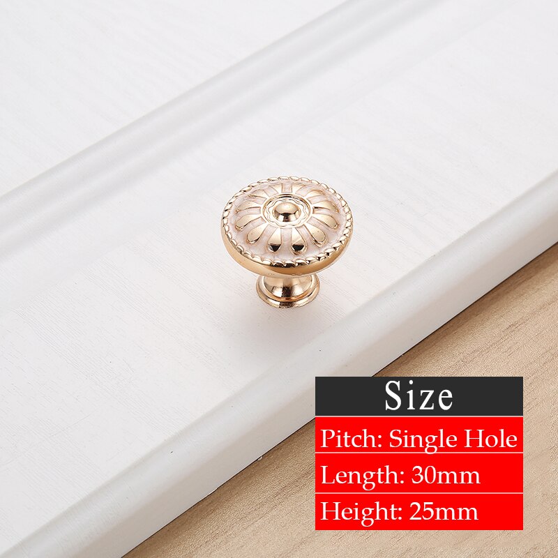 European Ceramic Door Handles Drawer Pulls Furniture Handles and Knobs for Kitchen Cabinet Cupboard