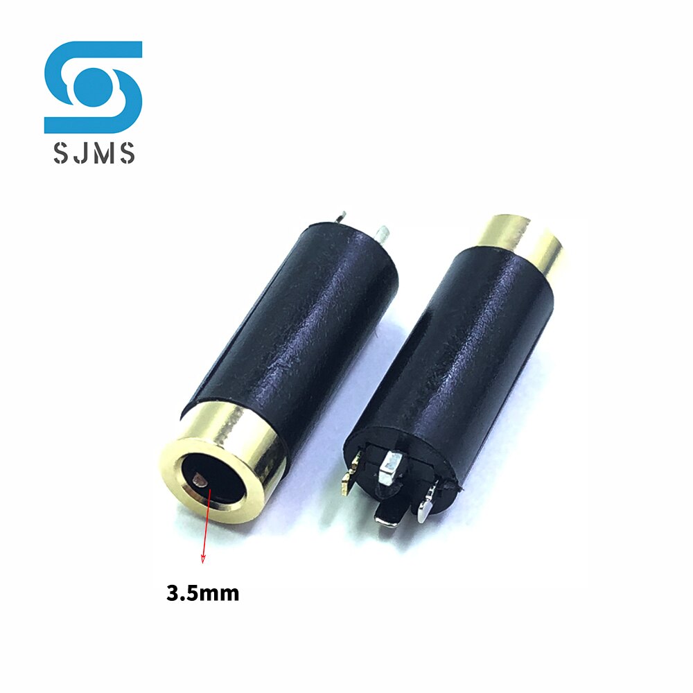 2 pezzi 2.5mm 3.5mm 4 poli stereo femmina presa Jack 2.5 3.5 doppio canale Jack 4 poli femmina Jack Audio per cuffie: 3.5mm X 2pezzi