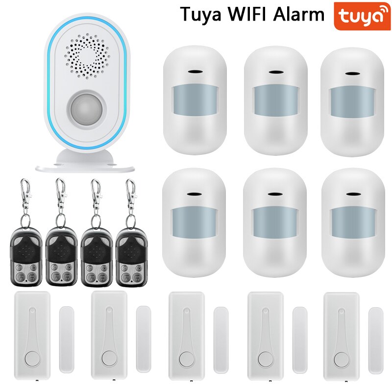 Alarm System for Home Burglar Security 433MHz WiFi Tuya smart Alarm Wireless Tuya Smart House App Control