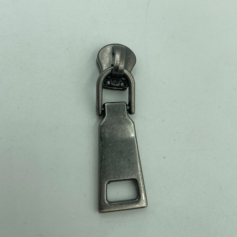 Meetee-deslizadores de cremallera para chaquetas con cremallera de Metal, Kit de reparación de cremalleras con cabeza extractora, accesorio de costura, 20 piezas, 3 #5 #: AntigueSilver-No5