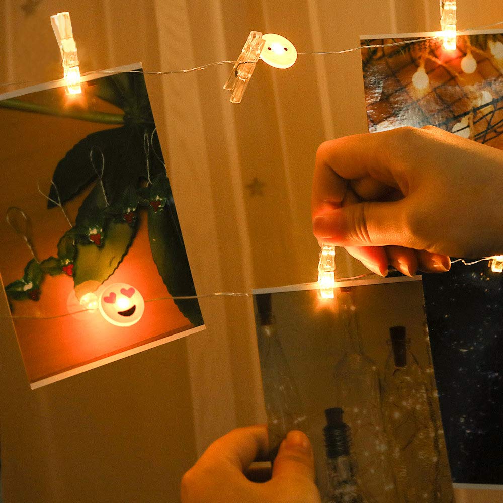 Led ljusslinga 10m fotoklipp usb fairy lights girlander juldekoration fest bröllop jul för sovrum vägg bar skåp