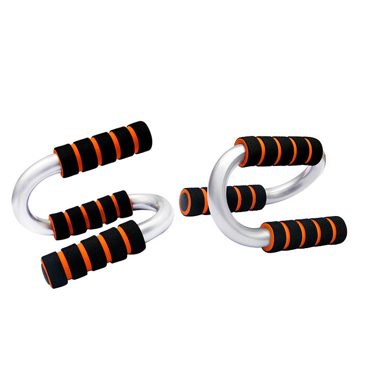 Sports Push Up Bar S Shaped Push-Up Rack Comprehensive Fitness Exercise Stainless Steel Pushups Arm Muscle Training