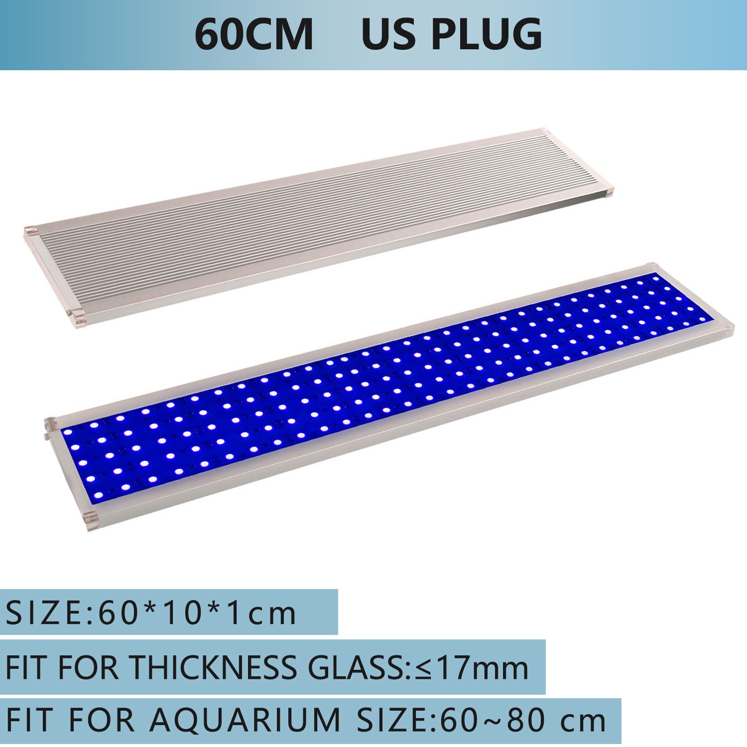 30-80CM RGB Aquarium LED Beleuchtung Aquarium Lichter Für Aquarien Dekoration Zubehör Lampe Für Aquarium Fisch Gepflanzt blumen