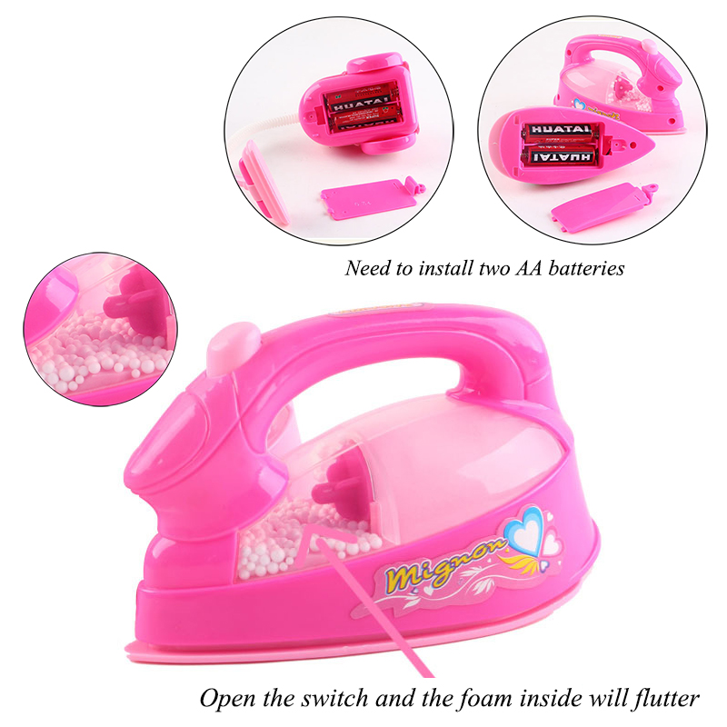 Kinderen Simulatie Mini Elektrische Ijzer Stofzuiger Pretend Huishoudelijk Speelgoed Mini Home Apparaten Stofzuigers Pretend Speelgoed