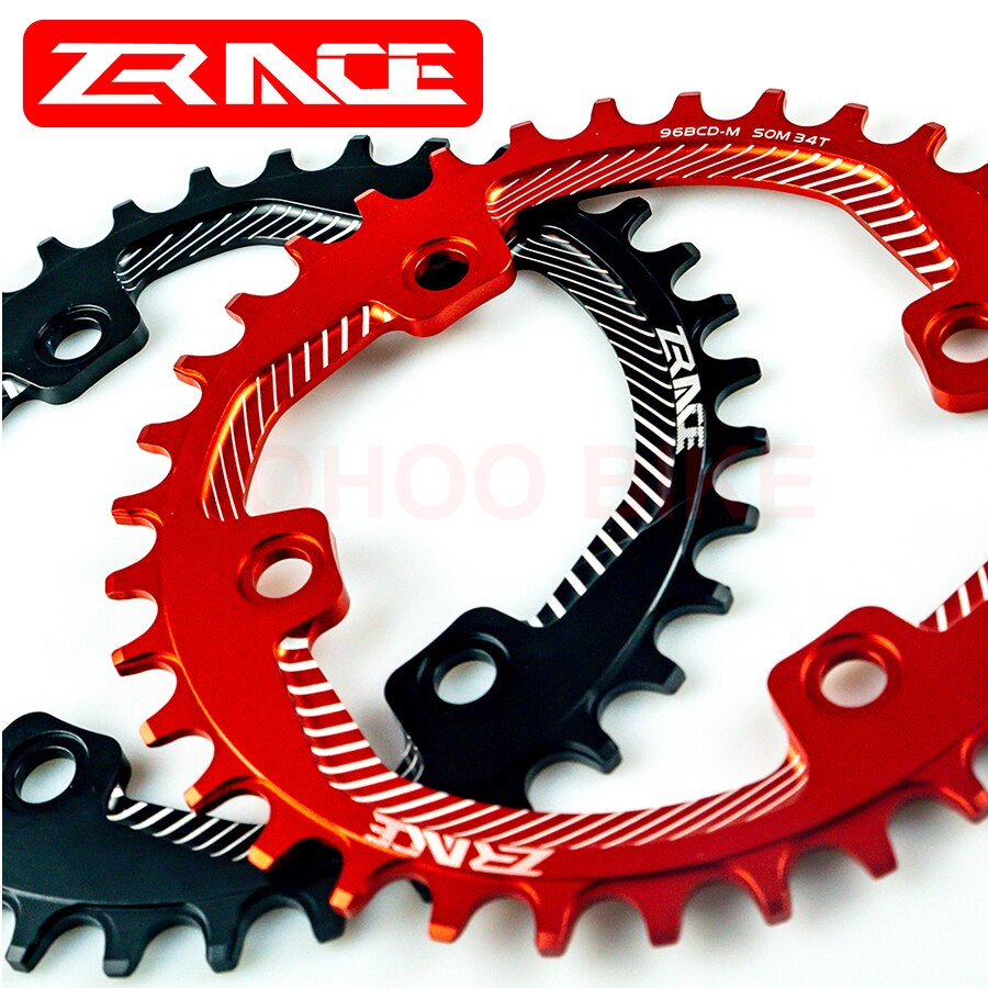 ZRACE bicicleta BCD 96 ancho estrecho bielas dentado plato rueda MTB montaña para Shimano M8000 M7000 M6000,32T 34T 36T 38T