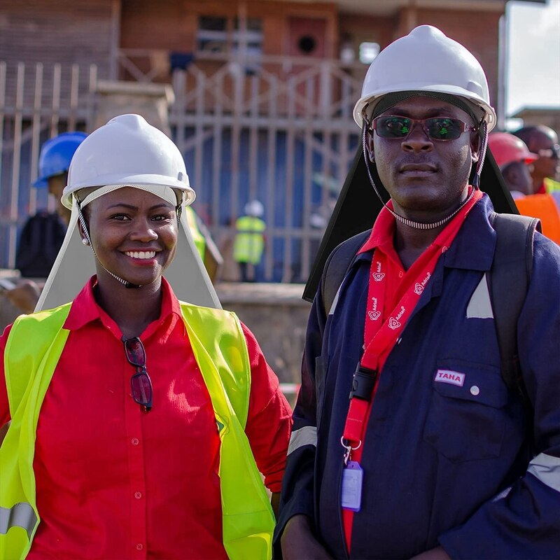 3Pcs Hard Hat Neck Shade Elastic UV Protection Sun Shade Hat Neck Shield Neck Protector to Cover