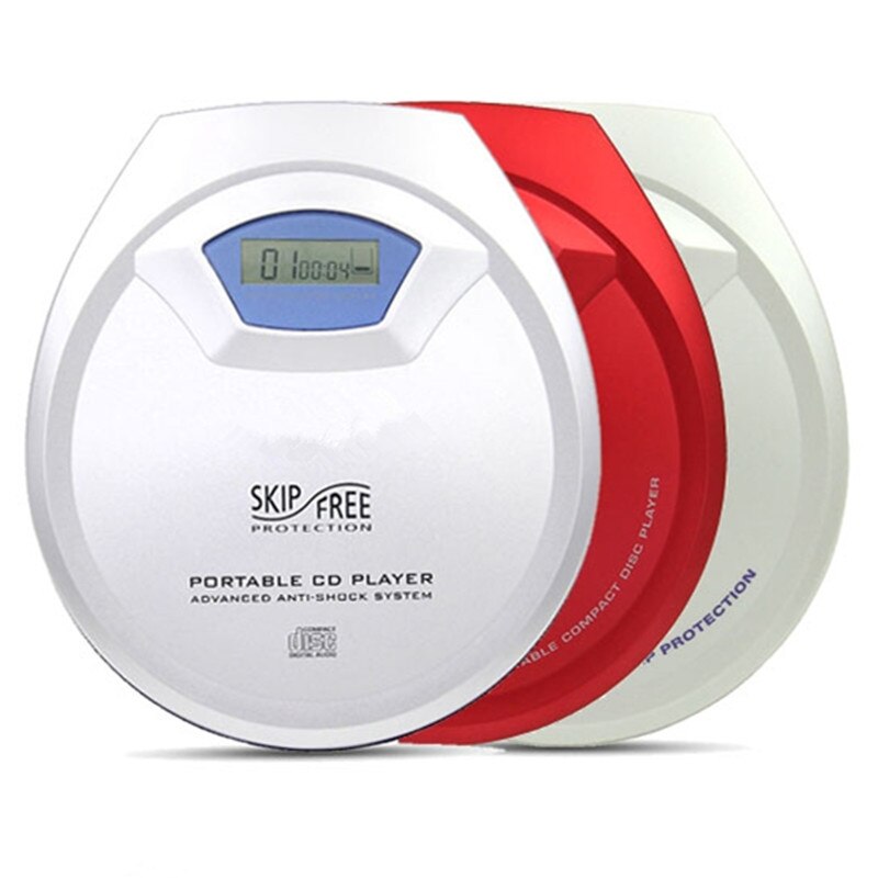 Portable CD Walkman cd Player Control And Advanced Anti-shock System LED Display Single Whole disc Repeat electronic shockproof