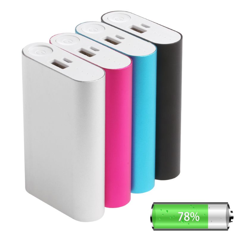Aluminum 5V 2A Power Bank Case Kit 3X 18650 Battery Charger Box for Cell Phone