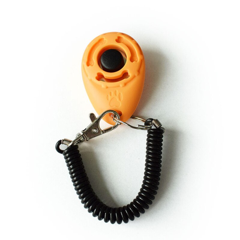 Pet Training Levert Klik Geluid Clicker Hond Levert Training Sirene Clicker Geluid Gids Duurzaam Training Clicker Voor Hond: Light orange